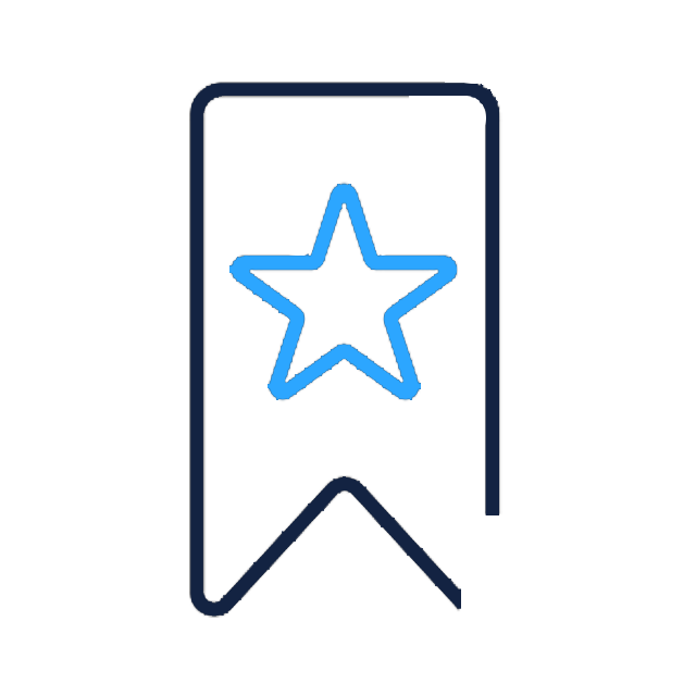 Bookmark with blue star.png